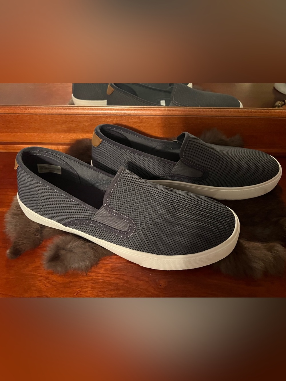 Goodfellow & Co Navy Mesh Slip-On Sneakers